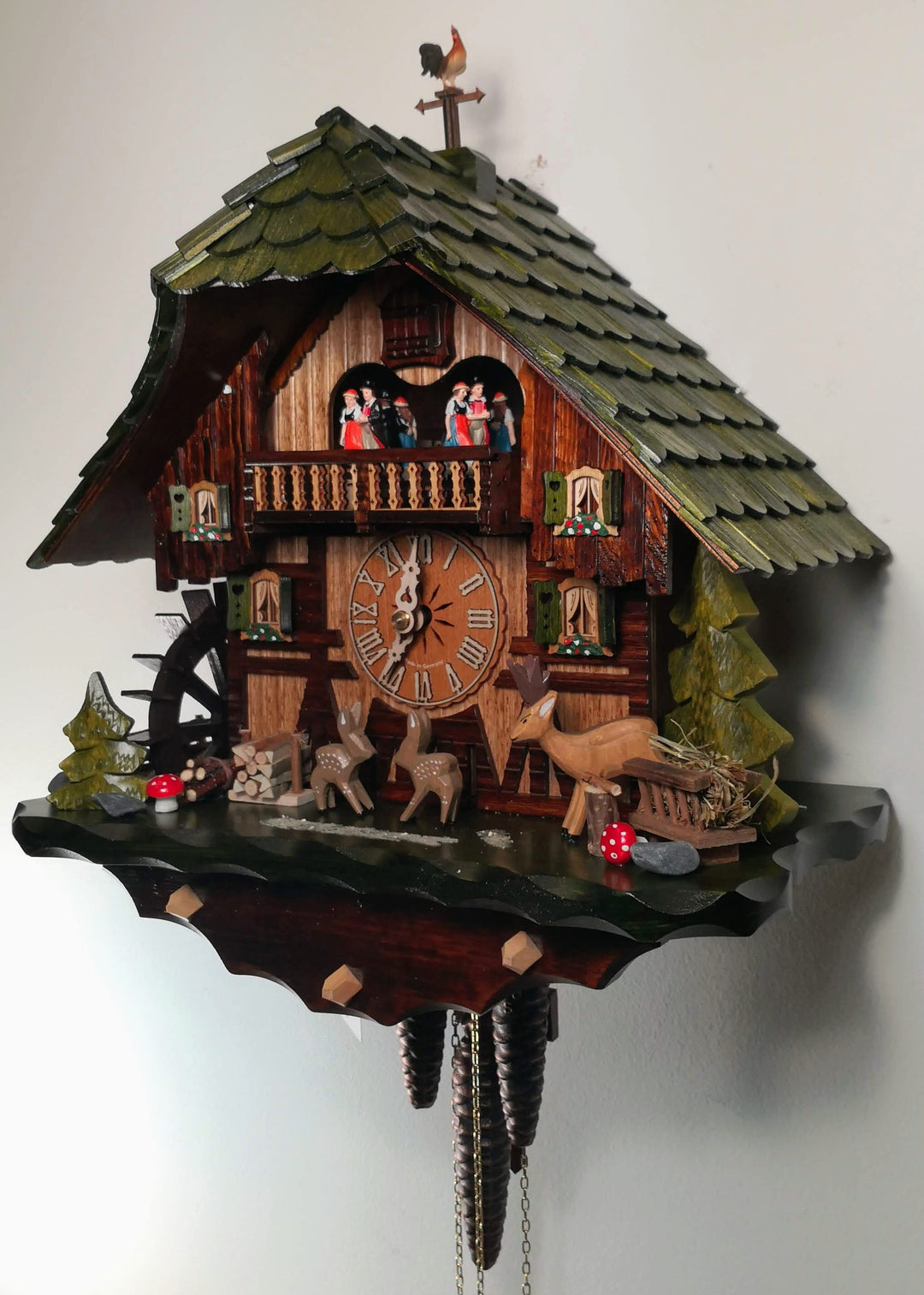 nci cc 1386 - Jumping Deer – Suburban Clock and Repair