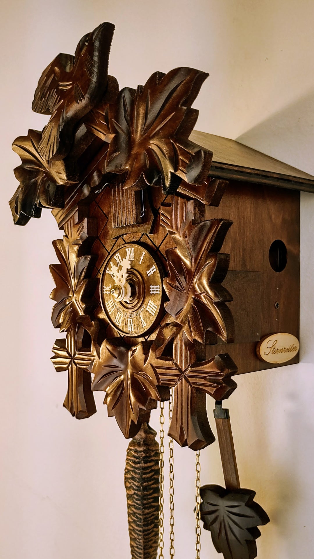 nci cc 1200 - Bird and Leaf – Suburban Clock and Repair